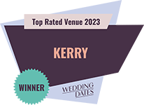 Top Rated Wedding Venue in Kerry 2022 Badge