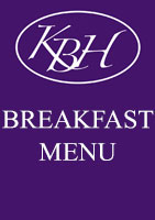 Kenmare Bay Breakfast Menu